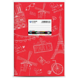 ΤΕΤΡΑΔΙΑ SALKO D-COLOR 17Χ25 50φ ΡΙΓΕ ΚΟΚΚΙΝΟ ΤΕΤΡΑΔΙΑ SALKO D-COLOR 17Χ25 50φ ΡΙΓΕ ΚΟΚΚΙΝΟ